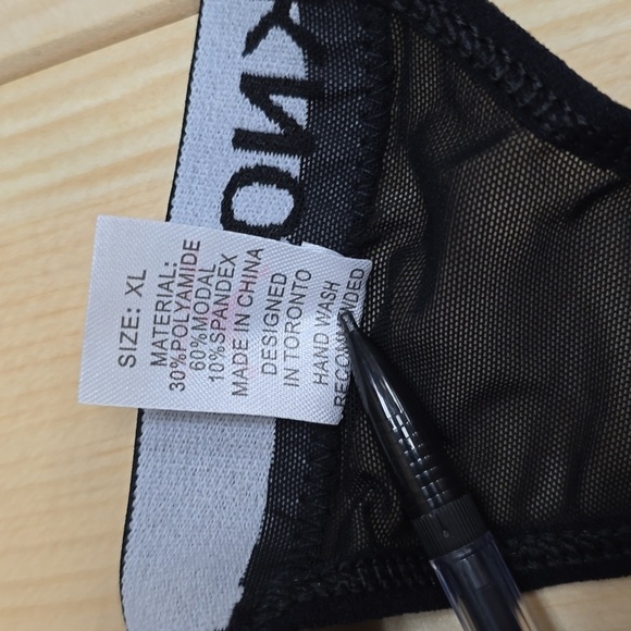 Knotty S XL Black Panties - Picture 3 of 3